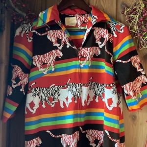 Concept 70 swirl tiger print dress